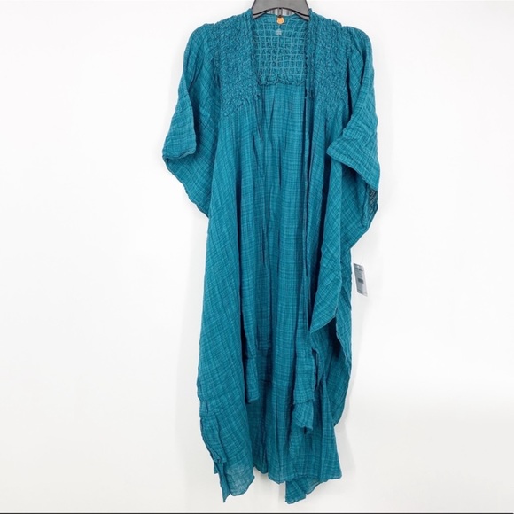 Free People Angelica Gauze Kimono Cover Up Size XS Small - Picture 2 of 7